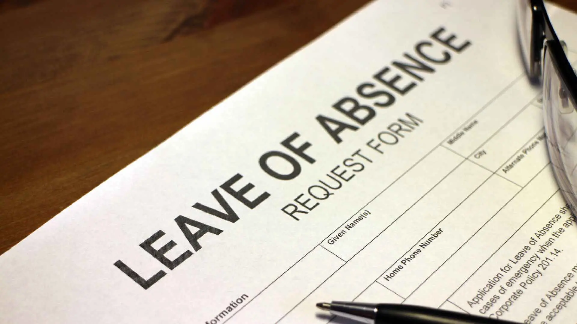 leave of absense