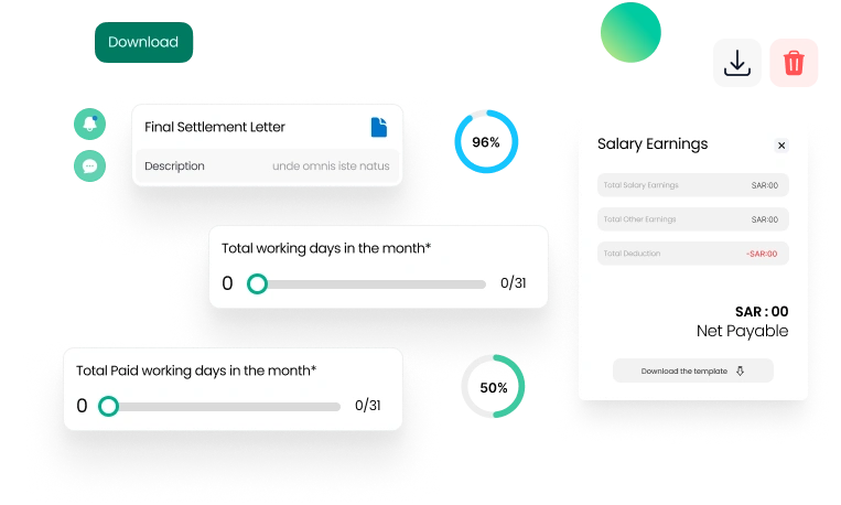 Calculation of Salary and Retirement Benefits
