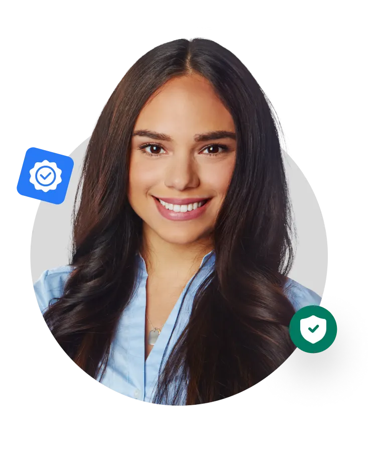 Girl smiling